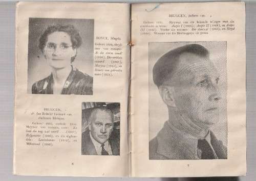 Skrywersalbum vir skole - PJ Nienaber - (b9) - (1960`) skrywers fotos en kort geskiedenis oor elk