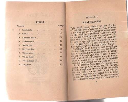 Die Perel van Maleia - Meiring Fouche (o1) - Pronk boek - Maagd van die See reeks