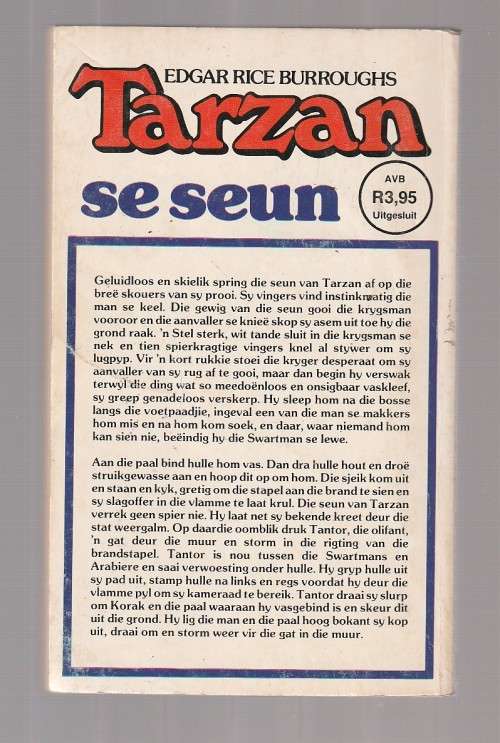Tarzan se Seun - Edgar Rice Burroughs - (o4) Tarzan reeks nr 4