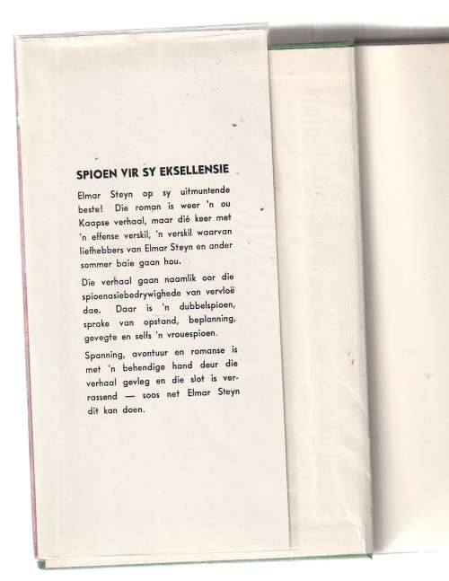 Spioen vir sy Ekselensie - Elmar Steyn (b10) Ou Kaapse verhaal