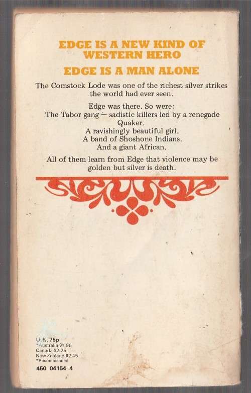 Blood on Silver - George G Gilman (a1) - Edge nr 5 Western