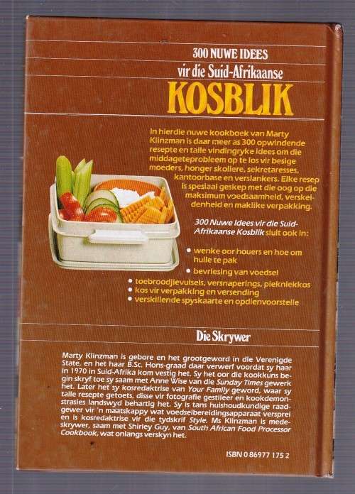 Kosblik - Marty Klinzman - (a4) meer as 300 kosblik resepte