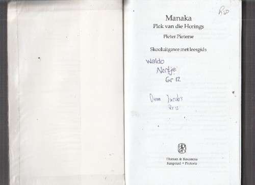 Pieter Pieterse - Manaka - Plek van die Horings (c5) Avontuur verhaal