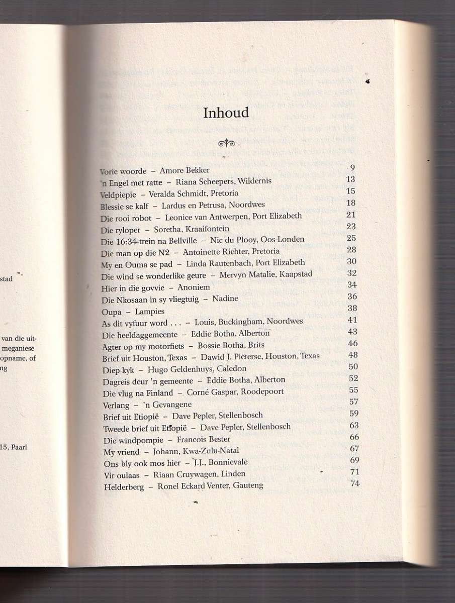 Hartstories - Amore Bekker (b2) Beste saamry stories uit Tjailatyd