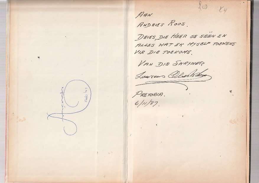 Lekkerlagstories uit Toeka se dae - Lourens Oberholzer (k5) Humor uit toeka