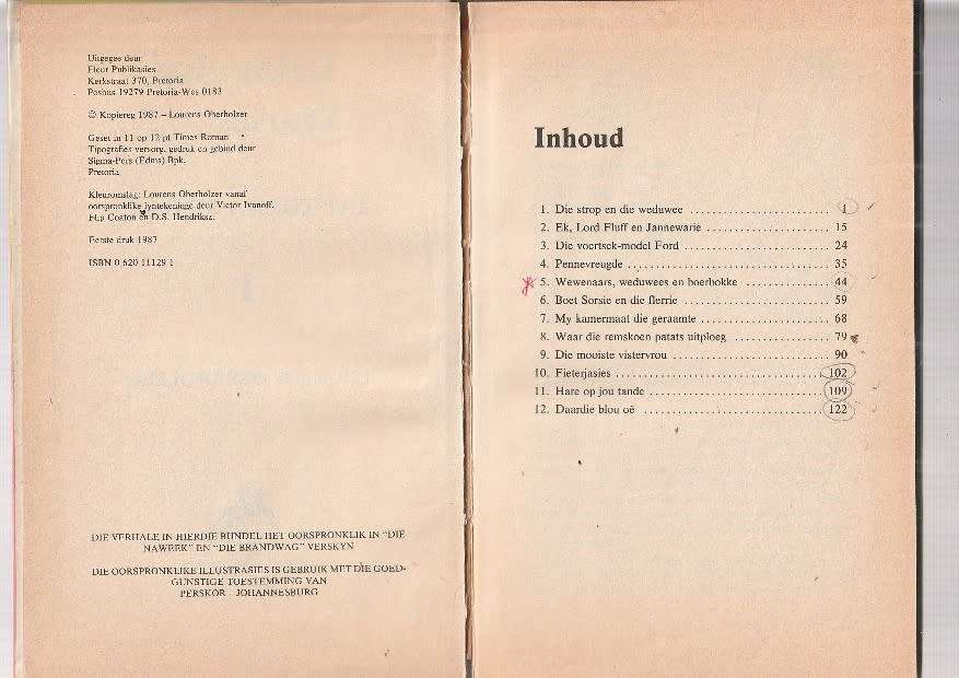 Lekkerlagstories uit Toeka se dae - Lourens Oberholzer (k5) Humor uit toeka