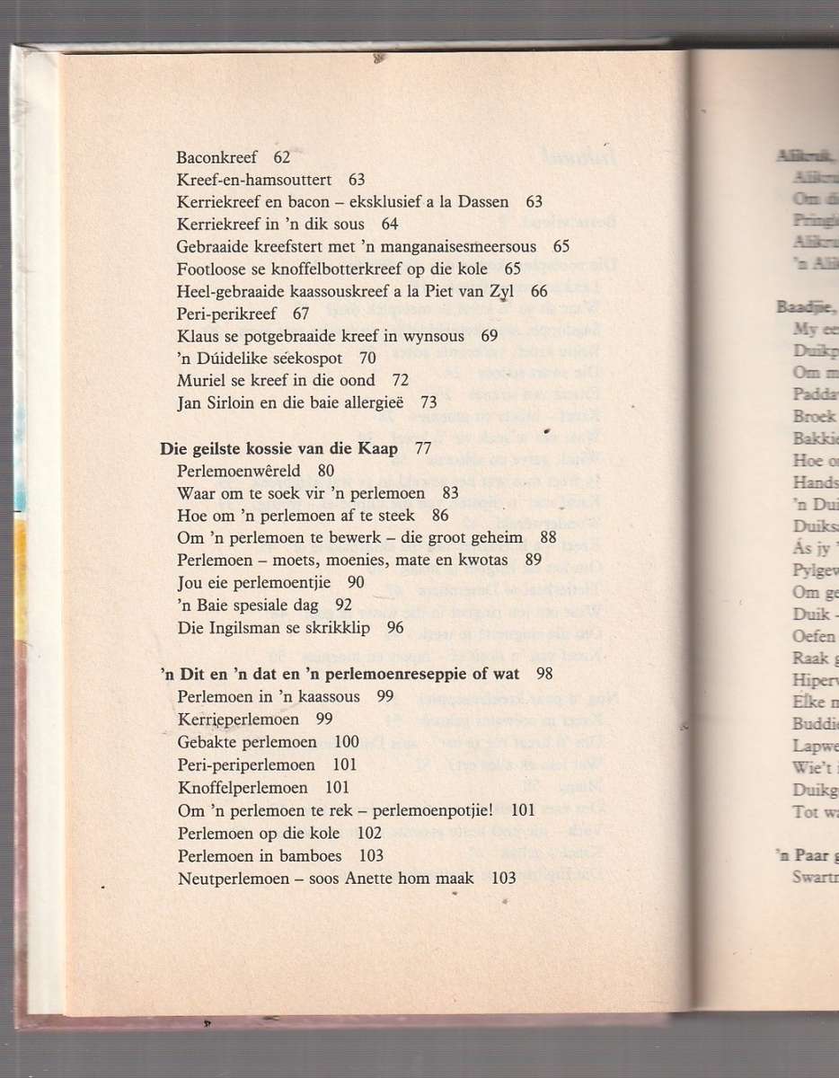 Dasseneiland n Dagboek - Pieter Pieterse (c) - Vertelling Humor resepte