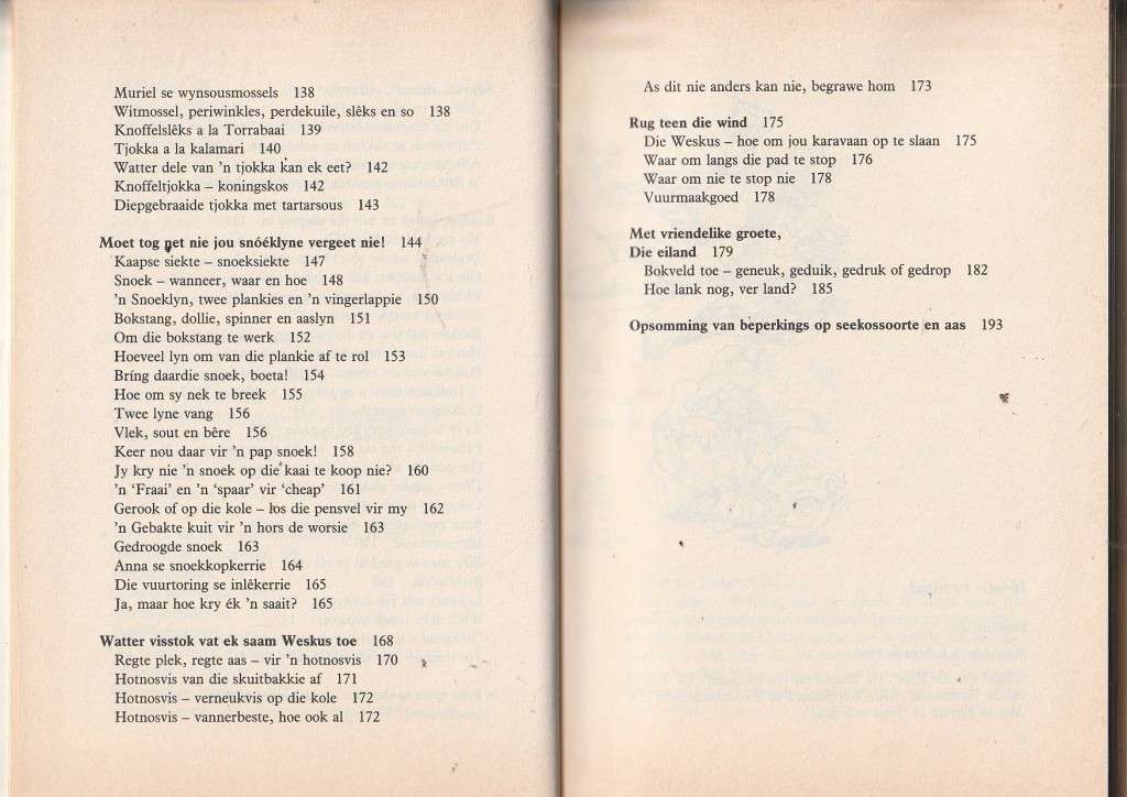 Dasseneiland n Dagboek - Pieter Pieterse (c) - Vertelling Humor resepte