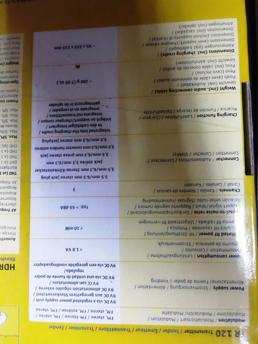 Sennheiser Headphone and speaker set (H) Model RS120