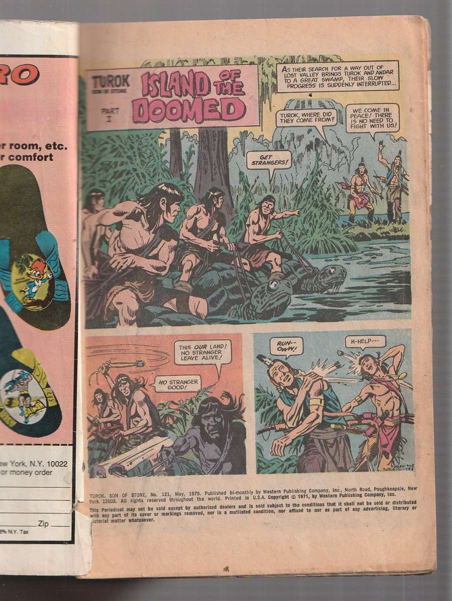 TUROK Son of Stone no 121 1979 Comic (tab)