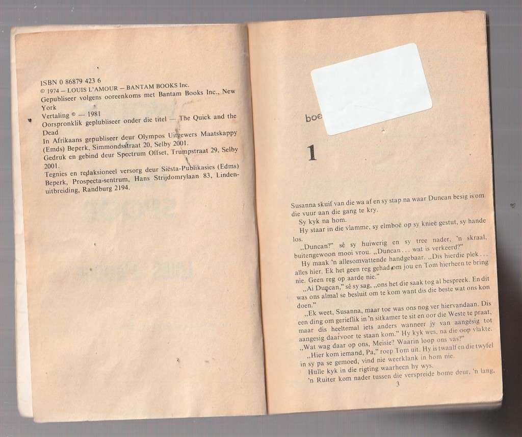 Wolwe op haar Spoor - Louis L`Amour (o) Western