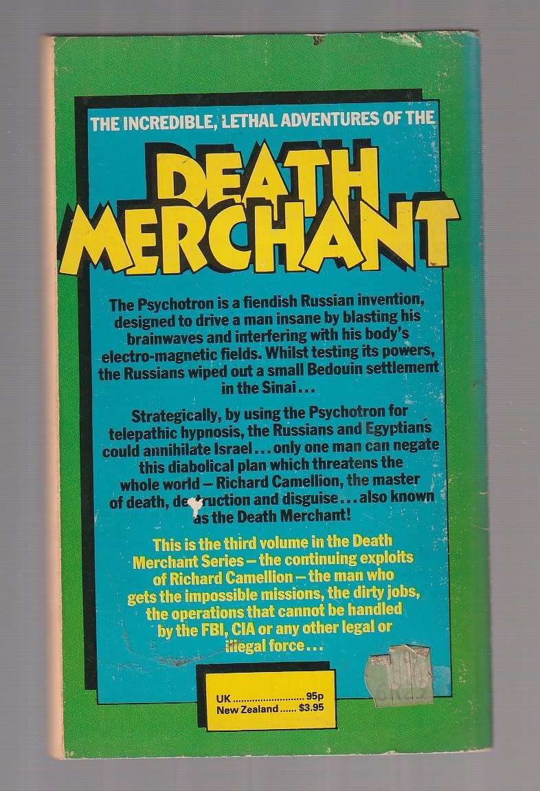 The Psychotron Plot - Joseph Rosenberger (j) Death Merchant series no 3
