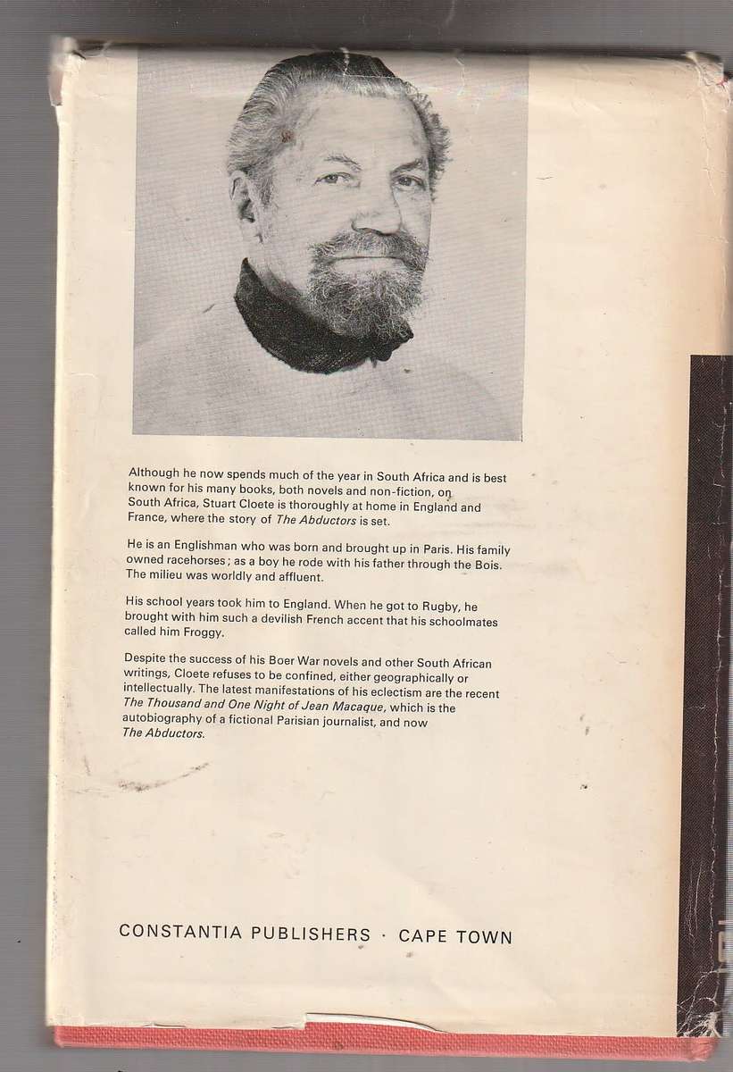 The Abductors - Stuart Cloete (tab) Victorian age adventure roman