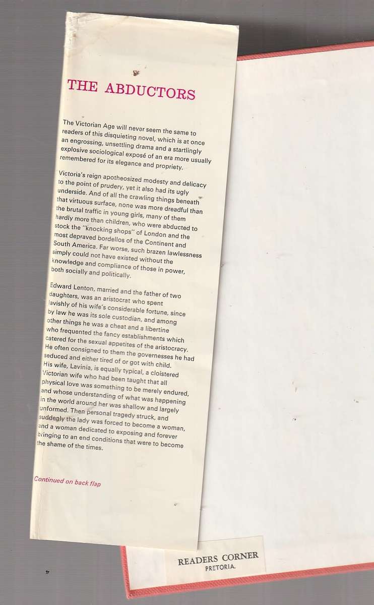 The Abductors - Stuart Cloete (tab) Victorian age adventure roman