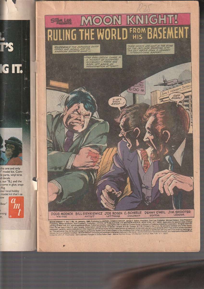 Moon Knight no 15 1982 Comic