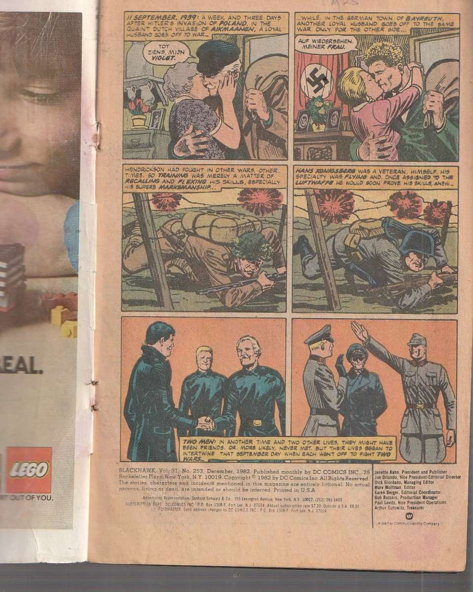 Blackhawk no 82 1982 comic