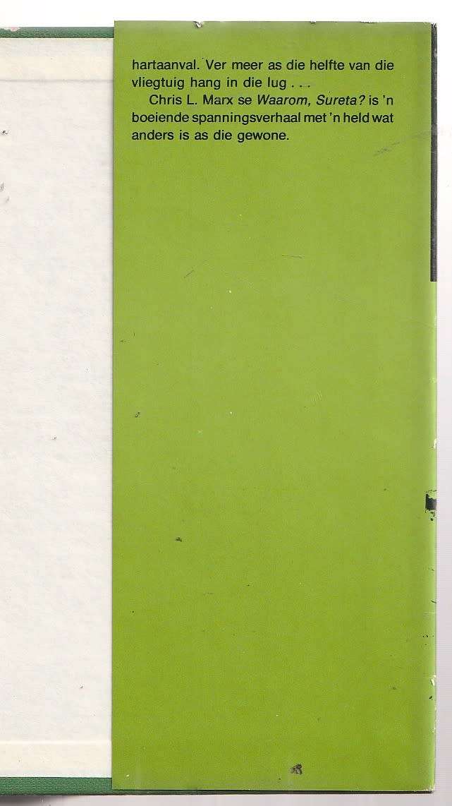 Waarom Sureta? - Chris L Marx - Klub707