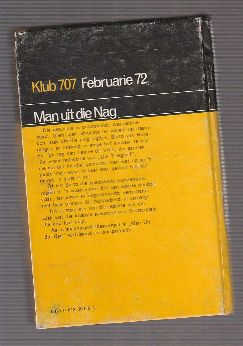 Man uit die nag - Paul E Otto - Klub707 speurverhaal