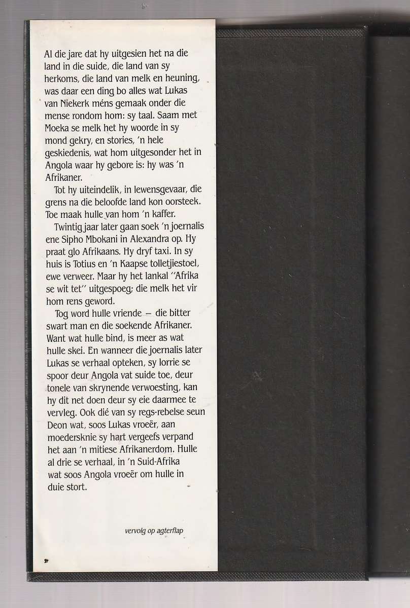 Moerland - Chris Barnard (b) Die bitter vriendskap tussen n wit man en n swart man