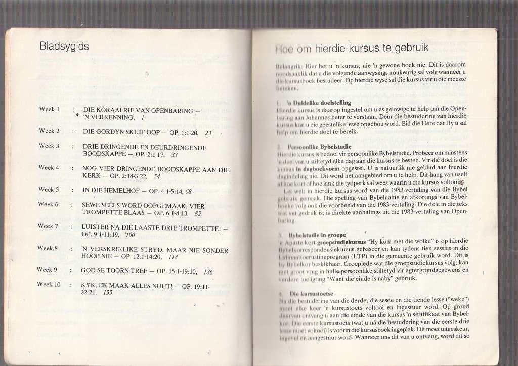 Want die einde is naby - Jan Durand - Bybelstudie oor openbaring