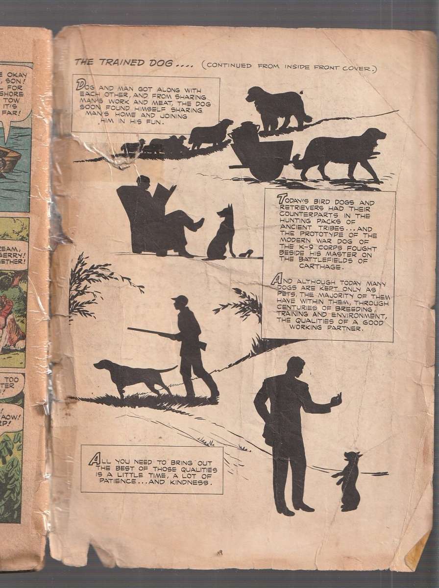 Lassie no 2 Vintage Atom age comic 1950