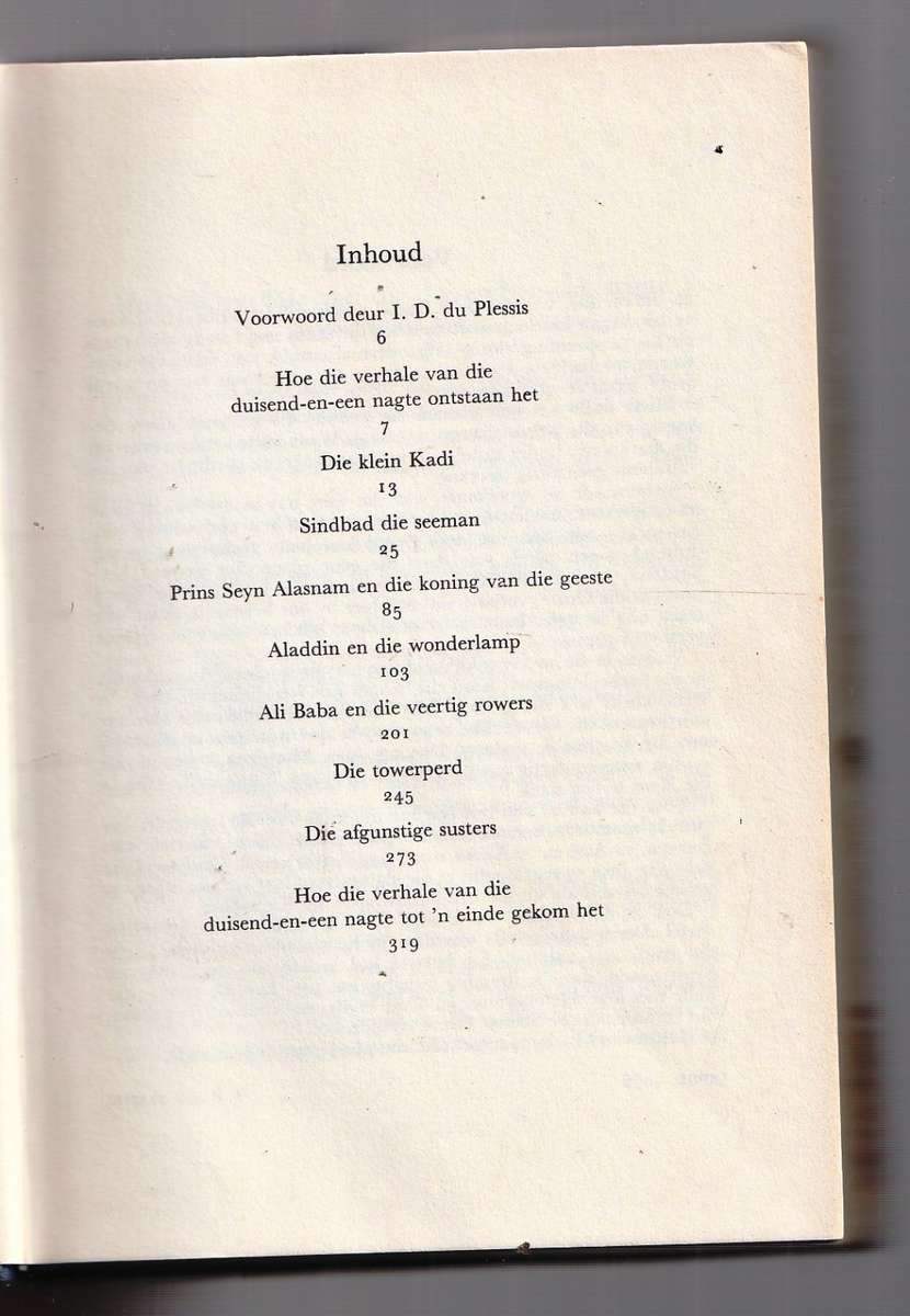 Die mooiste verhale uit ARABIESE NAGTE - J Grabrianski - Vertaaal deur Andre P Brink