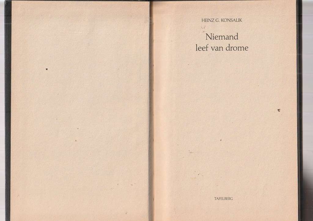 Konsalik - Niemand leef van drome