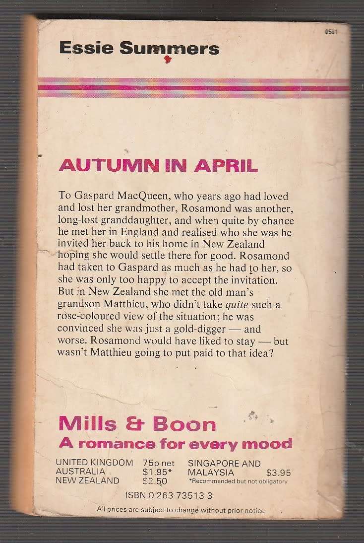 Autumn in April - Essie Summers - Mills & Boon