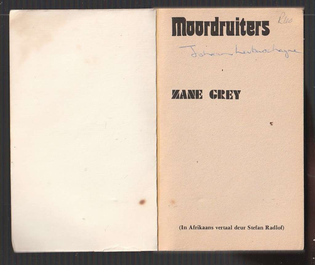 Moordruiters - Zane Grey - Western