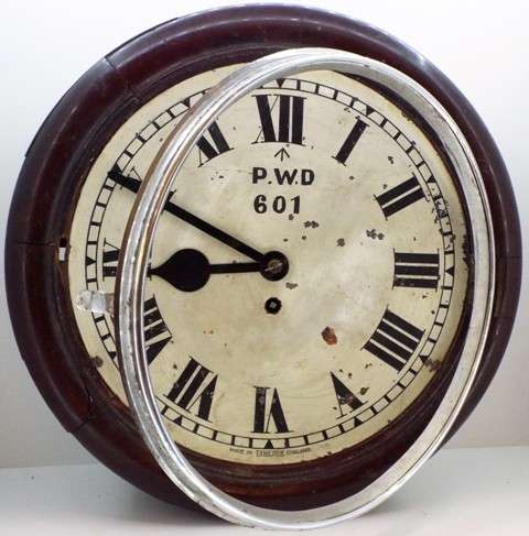 OLD WALL CLOCK from Old Public Works Department days!!!