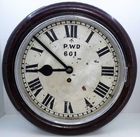 OLD WALL CLOCK from Old Public Works Department days!!!