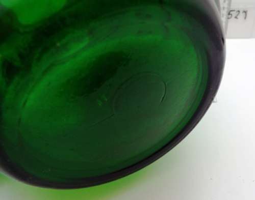 WOW!!  Vintage!!! Green Glass Jug!!!!