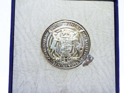SILVER UNIE Van Suid-Afrika Medal