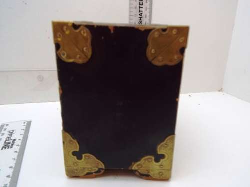 VINTAGE wooden Jewellery Box - Black