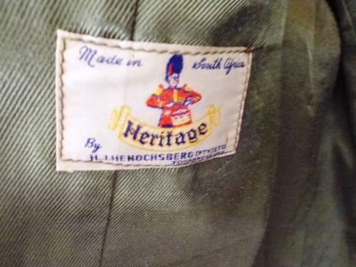 WW2 South Africa Army Majors Jacket