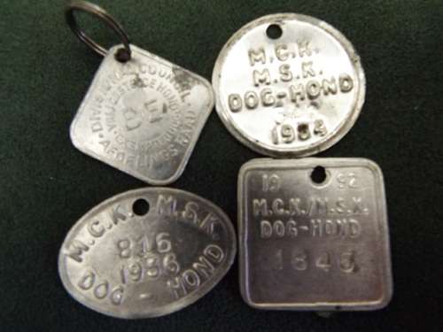 NICE COLLECTABLE VINTIGE DOG TAGS