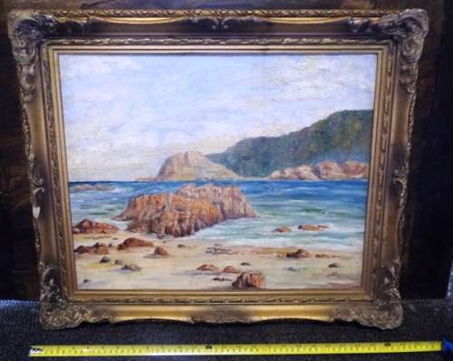 WOW ,RARE R JOUBERT OIL PAINTIG ,,VERY OLD (BIG )