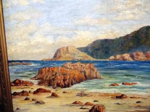 WOW ,RARE R JOUBERT OIL PAINTIG ,,VERY OLD (BIG )