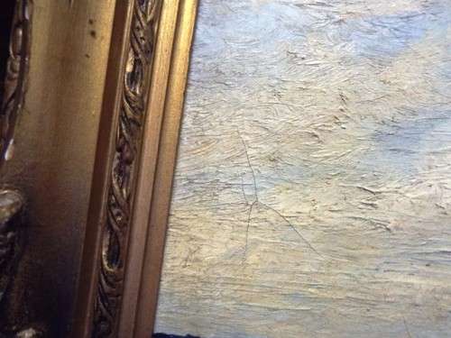 WOW ,RARE R JOUBERT OIL PAINTIG ,,VERY OLD (BIG )