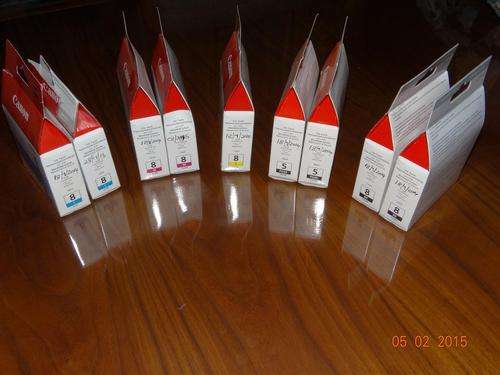 Canon PIXMA CLI-8C/M/Y/BK and PGI-5BK inkjet ink cartridges - set of 9