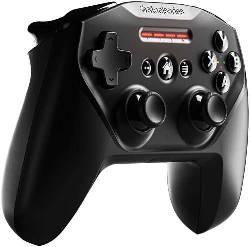 SteelSeries Nimbus+ Bluetooth Mobile Gaming Controller with iPhone Mount, 50+ Hour Battery Life, App