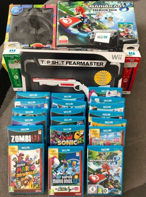 NINTENDO Wii U Console + Games and Accessories