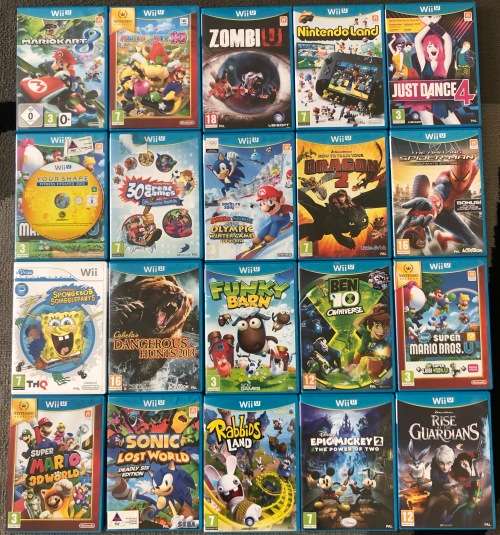 NINTENDO Wii U Console + Games and Accessories