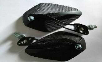 Black Aluminum Scooter And Motorcycle Mirrors