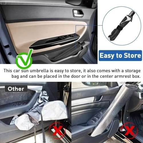 Folding Umbrella for Cars Automatic Car Sunshade Umbrella
