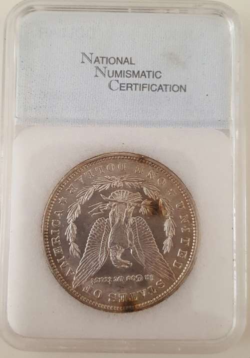 Graded Morgan Silver Dollar 1880 MS63