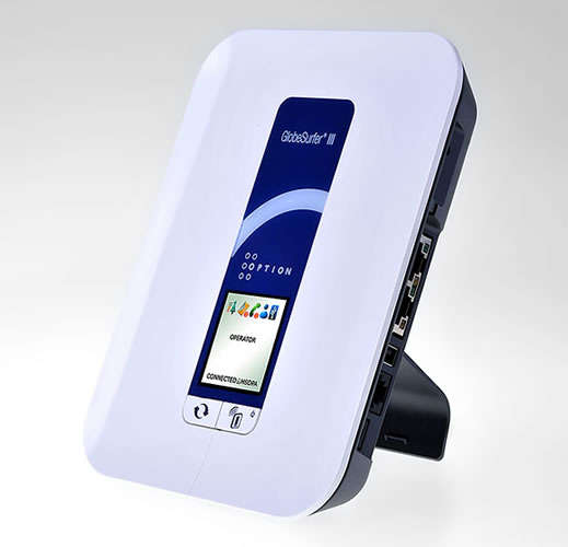Option Globesurfer 3 3G/HSDPA Router with booster aerial and pigtail