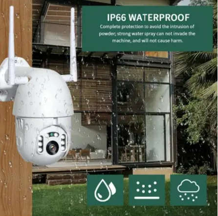 Outdoor Surveillance Camera - Wi-Fi - IR Night Vision - Water Resistant - 2 Way Audio - Full HD