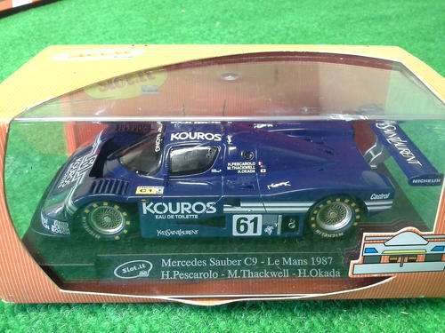 Slot-it Mercedes Sauber C9 -Le Mans 1987 , H.Pescarolo-M.Thackwell-h.Okada SICA 06A
