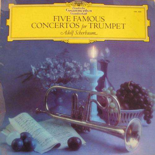 Adolf Scherbaum -Five famous concertos for trumpet  LP Record - SALE!